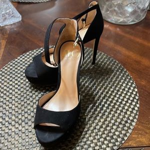 JLo heels black size 6.5 worn only once
